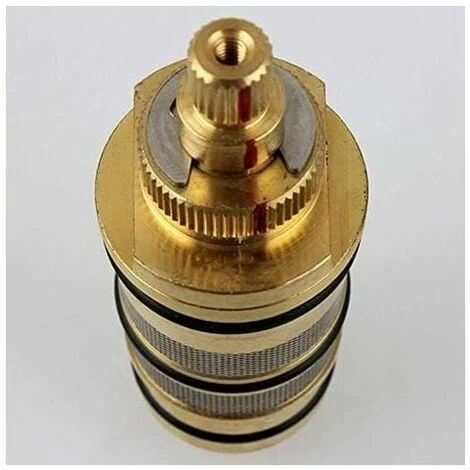 Thermostatic Cartridge And Brass Handle For Bath Shower Mixer Tap Shower Bar Shower Mixer Tap Shower Mixer Cartridge 4 Thermostatic Cartridge And Brass Handle For Bath Shower Mixer Tap Shower Bar Shower Mixer Tap Shower Mixer Cartridge - Image 2