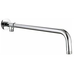 Stainless Steel Shower Head Arm With Silver Copper And Polished Chrome Bracket For Rain Shower Head Comes LO-Ron