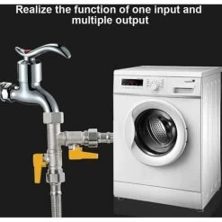 3-way Valve T-piece 3-way Toilet Tap G 1/2 Hand Shower -Comfort Bathroom Store 100156151 4