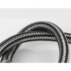 Baking Mold Sets Aluminum Wire Nylon Braided Metal High Pressure Water Inlet Hose, Explosion Proof Tubing For 4 Point Hot And Cold Water Faucet (Black Aluminum Wire) -Comfort Bathroom Store 100165123 3