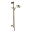 Retro Nostalgia Antique Brass Metal Plastic Shower Colum Set With Sliding Head