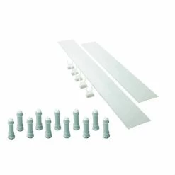 Mira Flight Low 'Easy Plumb' Shower Tray Riser Kit 1700mm White 1.1697.034.WH