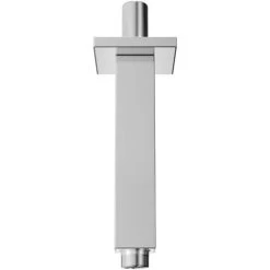 Wholesale Domestic Cubix Polished Chrome 150mm Square Vertical Shower Arm -Comfort Bathroom Store 11295840 4