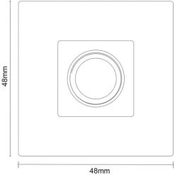 Wholesale Domestic Cubix Polished Chrome 150mm Square Vertical Shower Arm -Comfort Bathroom Store 11295840 5
