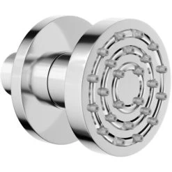 Wholesale Domestic Deluxe Polished Chrome Round Body Shower Jet -Comfort Bathroom Store 11295841 3