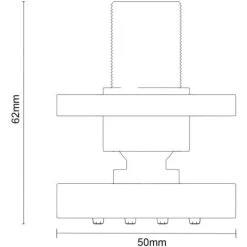 Wholesale Domestic Deluxe Polished Chrome Square Body Shower Jet -Comfort Bathroom Store 11295842 5