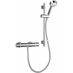 Mira Relate EV Mixer Shower Thermostatic 90mm Head Chrome Modern 2.1878.001