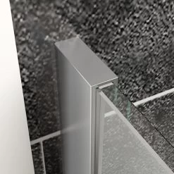 ELEGANT 1000mm Frameless Wet Room Shower Screen Panel 8mm Easy Clean Glass Walk In Shower Enclosure With Stainless Steel Support Bar -Comfort Bathroom Store 11939650 4