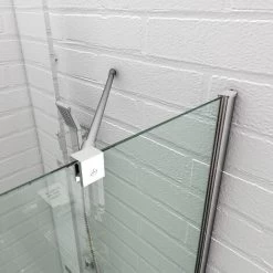 ELEGANT Bifold Shower Door 900mm Glass Shower Enclosure Reversible Folding Shower Door -Comfort Bathroom Store 11939788 5