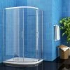 ELEGANT 900 X 800 Mm Quadrant Shower Cubicle Enclosure Sliding Door 6mm Easy Clean Glass -Comfort Bathroom Store 11939846 1