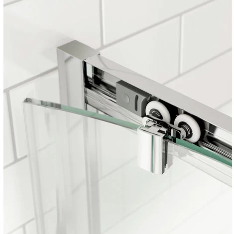 ELEGANT 1200 X 800 Mm Left Offset Quadrant Shower Enclosure 6mm Easy Clean Glass Sliding Door Shower Cubicle With Tray + Waste 4 ELEGANT 1200 X 800 Mm Left Offset Quadrant Shower Enclosure 6mm Easy Clean Glass Sliding Door Shower Cubicle With Tray + Waste - Image 2