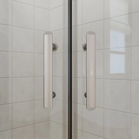 ELEGANT 1200 X 800 Mm Left Offset Quadrant Shower Enclosure 6mm Easy Clean Glass Sliding Door Shower Cubicle With Tray + Waste 7 ELEGANT 1200 X 800 Mm Left Offset Quadrant Shower Enclosure 6mm Easy Clean Glass Sliding Door Shower Cubicle With Tray + Waste - Image 5