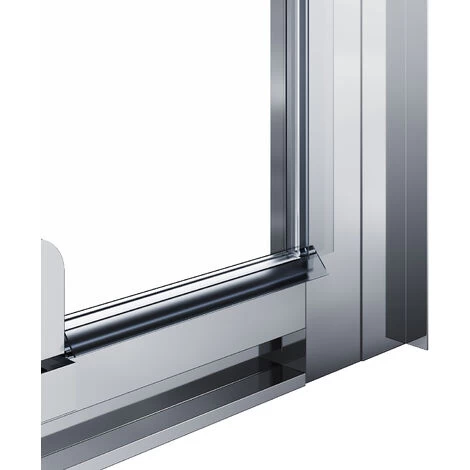 ELEGANT 1000mm Pivot Hinge Shower Door 6mm Safety Glass Shower Enclosure Cubicle 7 ELEGANT 1000mm Pivot Hinge Shower Door 6mm Safety Glass Shower Enclosure Cubicle - Image 5