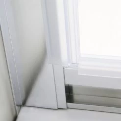 ELEGANT 860mm Pivot Hinge Shower Door 6mm Safety Glass Shower Enclosure Cubicle -Comfort Bathroom Store 11939882 4