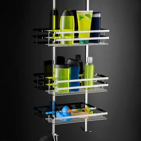 Shower Caddy Stainless Steel - Bath Caddy, Shower Basket, Hanging Shower Caddy 4 Shower Caddy Stainless Steel - Bath Caddy, Shower Basket, Hanging Shower Caddy - Image 2