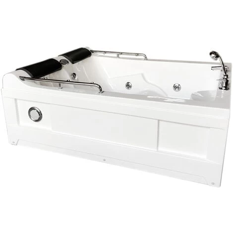 SIMBA WHIRLPOOL BATH TUB CHROMOTHERAPY 175 X 132cm White MIMI 3 SIMBA WHIRLPOOL BATH TUB CHROMOTHERAPY 175 X 132cm White MIMI