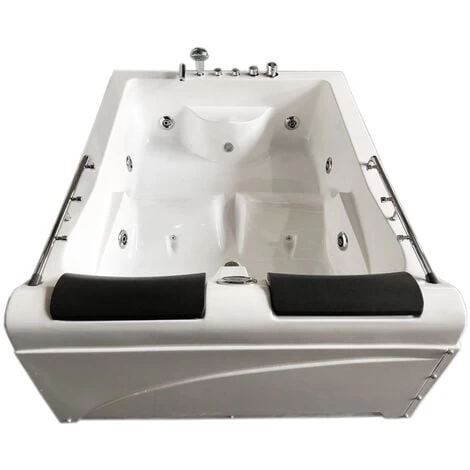 SIMBA WHIRLPOOL BATH TUB CHROMOTHERAPY 175 X 132cm White MIMI 6 SIMBA WHIRLPOOL BATH TUB CHROMOTHERAPY 175 X 132cm White MIMI - Image 4