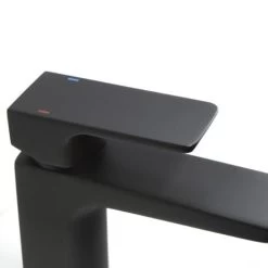 Astra Modern Matte Black Cloakroom Basin Single Lever Tap + Waste 10 Astra Modern Matte Black Cloakroom Basin Single Lever Tap + Waste -Comfort Bathroom Store 13069339 4