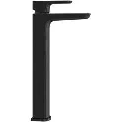 Astra Modern Style Basin Sink Countertop Extended Mette Black Single Lever Mixer Tap & Free Waste 10 Astra Modern Style Basin Sink Countertop Extended Mette Black Single Lever Mixer Tap & Free Waste -Comfort Bathroom Store 13069343 4