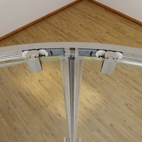 ELEGANT 900 X 900 Mm Quadrant Shower Enclosure 8mm Easy Clean Glass Sliding Door Shower Cubicle 5 ELEGANT 900 X 900 Mm Quadrant Shower Enclosure 8mm Easy Clean Glass Sliding Door Shower Cubicle - Image 3