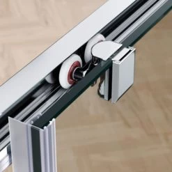 ELEGANT Sliding Shower Enclosure 1200 X 800 Mm 6mm Safety Glass Reversible Bathroom Cubicle Screen Door With Side Panel -Comfort Bathroom Store 13460360 2