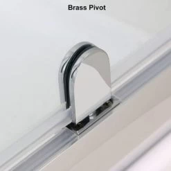 ELEGANT 700mm Pivot Door Hinge Shower Enclosure Glass Screen + 1200 X 700 Mm Stone Tray Waste -Comfort Bathroom Store 13461332 5