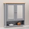 Lustleigh Grey Double Mirrored Bathroom Cabinet 1 Lustleigh Grey Double Mirrored Bathroom Cabinet -Comfort Bathroom Store 13682702 1