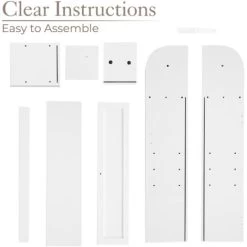 Clovelly White Toilet Roll Holder Cabinet -Comfort Bathroom Store 13682706 5