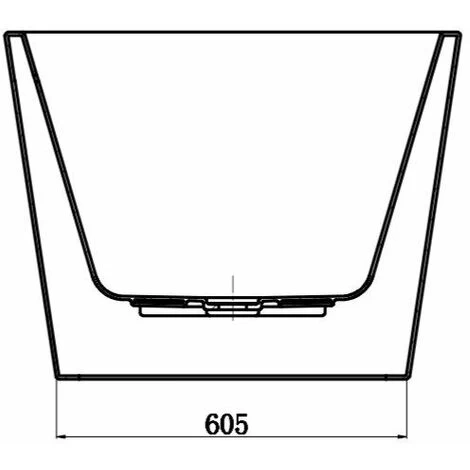Luxury Evettes Modern Freestanding Bath 1500mm Acrylic Built In Waste White 7 Luxury Evettes Modern Freestanding Bath 1500mm Acrylic Built In Waste White - Image 5