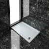 ELEGANT Rectangular 1200 X 760 X 40 Mm Stone Tray For Shower Enclosure Cubicle + Waste Trap -Comfort Bathroom Store 13721301 1
