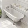Traditional Freestanding Bath Roll Top Single Ended Dragon Feet 1500mm Worcester -Comfort Bathroom Store 13816725 1