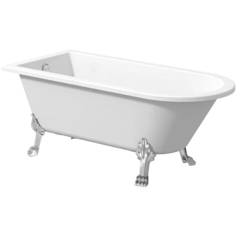 Traditional Freestanding Bath Roll Top Single Ended Dragon Feet 1500mm Worcester 6 Traditional Freestanding Bath Roll Top Single Ended Dragon Feet 1500mm Worcester - Image 4