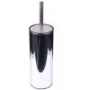 Nexus Freestanding Toilet Brush Holder With Curved Brush, Mirror Finish