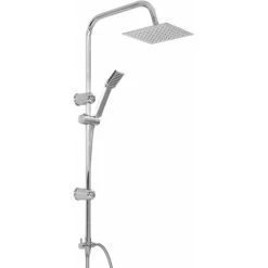 Dual Head Shower Set With Hand Shower Stainless Steel VidaXL 9 Dual Head Shower Set With Hand Shower Stainless Steel VidaXL -Comfort Bathroom Store 15094329 3