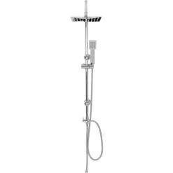 Dual Head Shower Set With Hand Shower Stainless Steel VidaXL 11 Dual Head Shower Set With Hand Shower Stainless Steel VidaXL -Comfort Bathroom Store 15094329 5