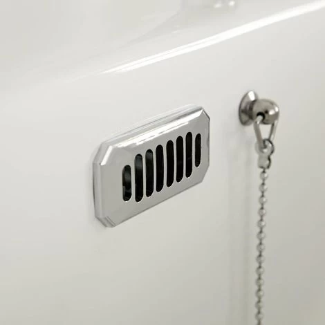 Milano Richmond - Traditional White Ceramic Bathroom Basin Sink And Washstand With Two Tap Holes And Integral Towel Rail - 500mm X 350mm 6 Milano Richmond - Traditional White Ceramic Bathroom Basin Sink And Washstand With Two Tap Holes And Integral Towel Rail - 500mm X 350mm - Image 4