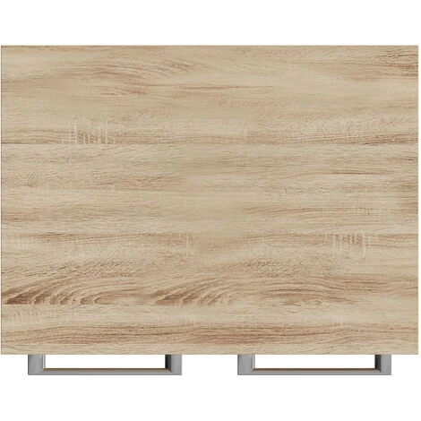 Napoli Bordalino Oak 500mm Floor Standing Vanity Unit For Countertop Basins With 2 Doors And Polished Chrome Handles 7 Napoli Bordalino Oak 500mm Floor Standing Vanity Unit For Countertop Basins With 2 Doors And Polished Chrome Handles - Image 5