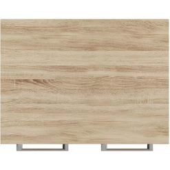 Napoli Bordalino Oak 600mm Floor Standing Vanity Unit For Countertop Basins With 2 Doors And Polished Chrome Handles -Comfort Bathroom Store 15435146 5