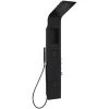 Milano Orton - Modern Thermostatic Shower Tower Panel With Rainfall Shower Head&44 Hand Shower Handset And Body Jets – Black