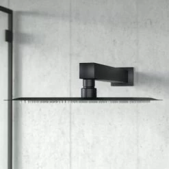 Matt Black Rainfall Shower Head With Hand Held And Thermostatic Valve Temel -Comfort Bathroom Store 15588749 3