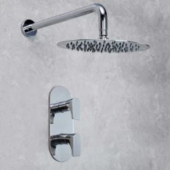 Bristan Hourglass Dual Concealed Mixer Shower With Fixed Head