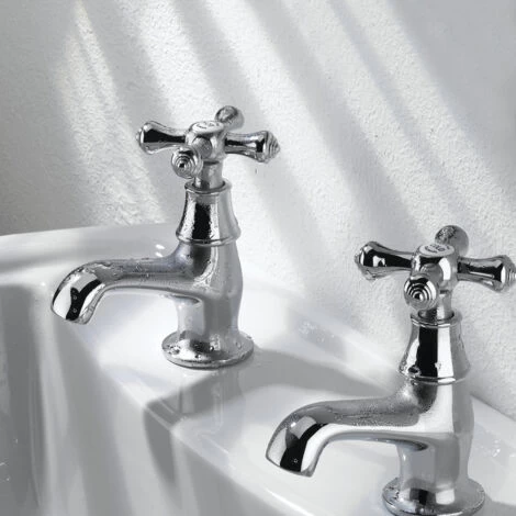 Bristan Colonial Basin Taps - Chrome Plated 5 Bristan Colonial Basin Taps - Chrome Plated - Image 3
