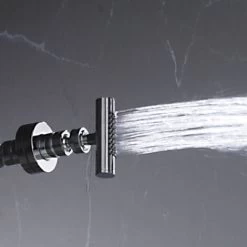 Hudson Reed Minimalist Body Jet 70mm Wide Single - Chrome -Comfort Bathroom Store 15722798 3