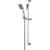 Nuie Square Slider Rail Shower Kit 700mm High - Chrome 1 Nuie Square Slider Rail Shower Kit 700mm High - Chrome -Comfort Bathroom Store 15724335 1