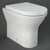 RAK Resort Rimless Back To Wall Toilet - Soft Close Seat -Comfort Bathroom Store 15725549 1