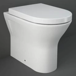 RAK Resort Rimless Back To Wall Toilet - Soft Close Seat