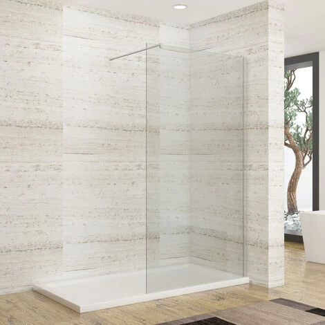 ELEGANT 1000mm Wetroom Shower Screen Panel Walk In Shower Enclosure 8mm Easy Clean Glass 4 ELEGANT 1000mm Wetroom Shower Screen Panel Walk In Shower Enclosure 8mm Easy Clean Glass - Image 2