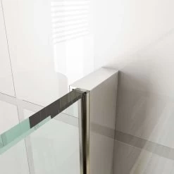ELEGANT 700mm Walk In Shower Screen Glass Panel With 300mm Return Panel And 1200x900 Mm Shower Tray, 1900mm Height, 8mm Easy Clean Glass Wet Room Screen Panel Enclosure 11 ELEGANT 700mm Walk In Shower Screen Glass Panel With 300mm Return Panel And 1200x900 Mm Shower Tray, 1900mm Height, 8mm Easy Clean Glass Wet Room Screen Panel Enclosure -Comfort Bathroom Store 15740558 5