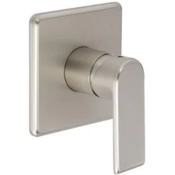 Milano Ashurst - Modern Brushed Nickel Manual Mixer Shower Valve With Hand Shower Handset Kit -Comfort Bathroom Store 15795293 2