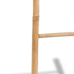 Bamboo Towel Ladder With 6 Rungs VidaXL 8 Bamboo Towel Ladder With 6 Rungs VidaXL -Comfort Bathroom Store 1597974 3
